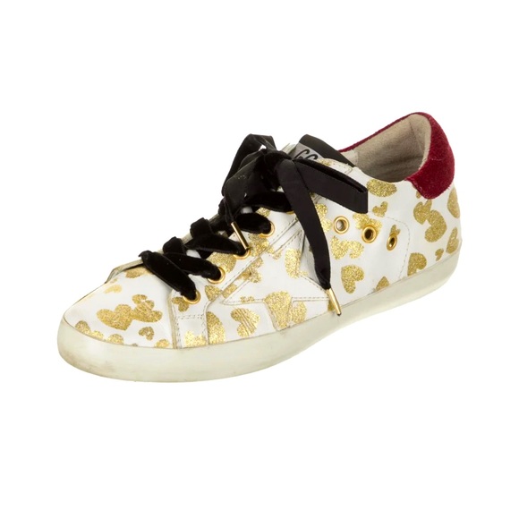 Gentle used Golden Goose gold, red, white - Picture 1 of 7